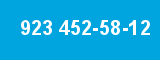923 452-58-12 923 452-58-12